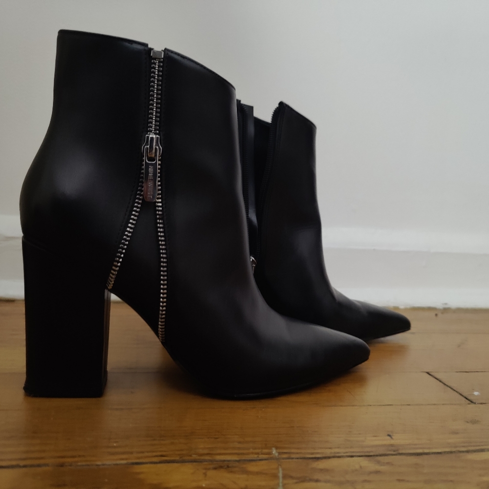 Nine West Black High Heels Boots